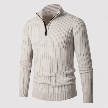 Ancien | Men's Casual Zip-Up Sweater