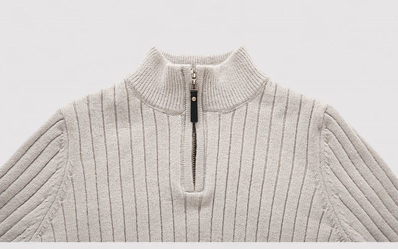 Ancien | Men's Casual Zip-Up Sweater