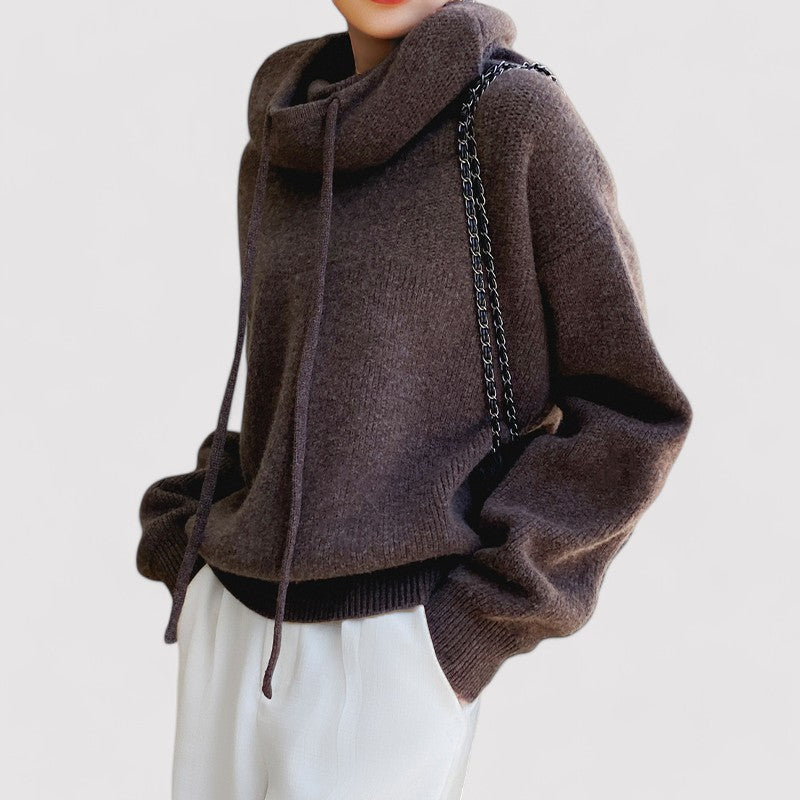 Ancien | Women's Wool Knitted Hoodie