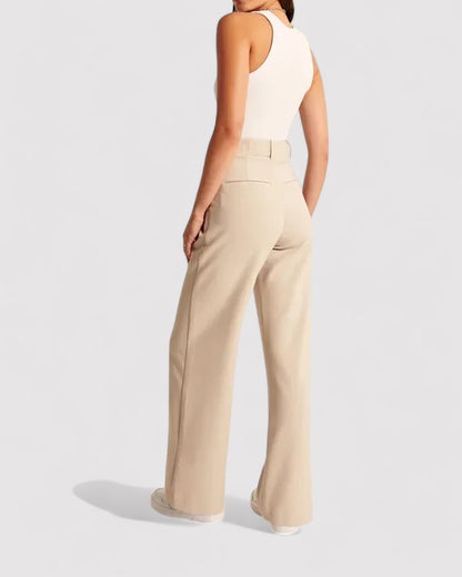 Ancien | Women's High-Waisted Flared Trousers