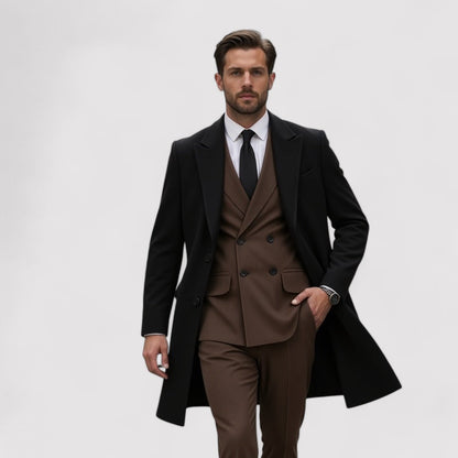 Ancien | Crownhaven Men's Legacy Wool Overcoat